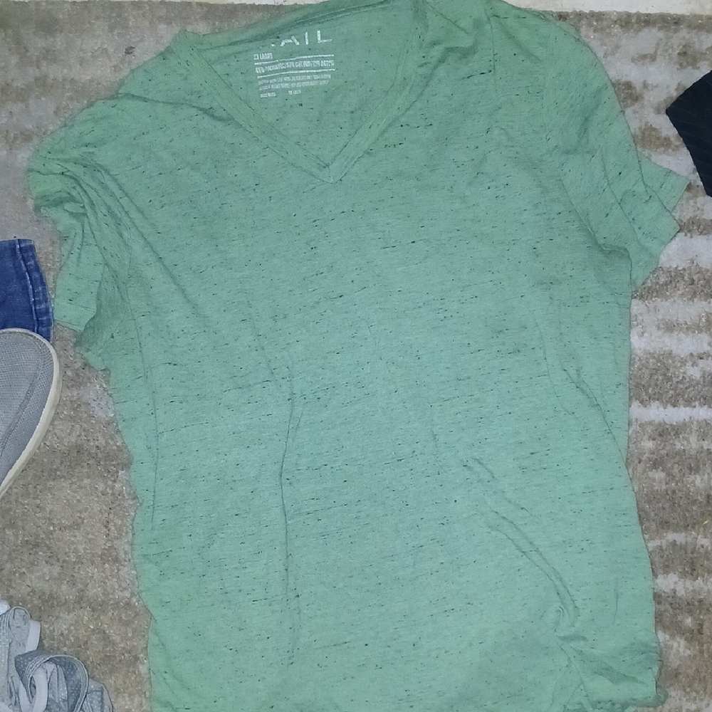 The Rail Speckled Green Tee